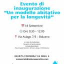 INVITO INAUGURAZIONE: "UN MODELLO ABITATIVO PER LA LONGEVITA'"