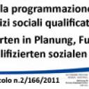 ISCRIZIONI AL CORSO DI FSE PER TECNICI NELLA PROGRAMMAZIONE, GESTIONE E MONITORAGGIO DEI SERVIZI SOCIALI QUALIFICATI